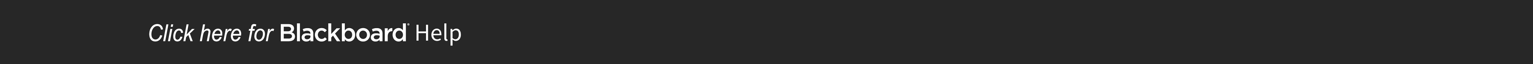 BlackBoard Help 